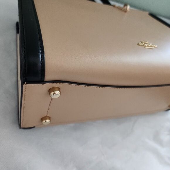 Coach Caryall Crossbody Satchel Bag In Colorblock - Picture 7 of 12